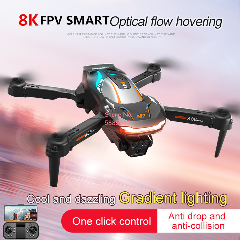 Kids Outdoor Play Equipment - Dron RC 8K z pozycjonowaniem poprzez