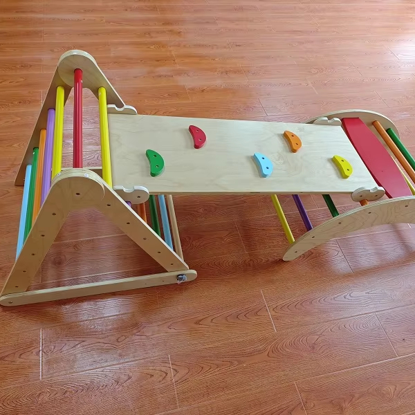 Kids Outdoor Wooden Climbing Frame - Popularny zestaw do zabawy dla dzieci