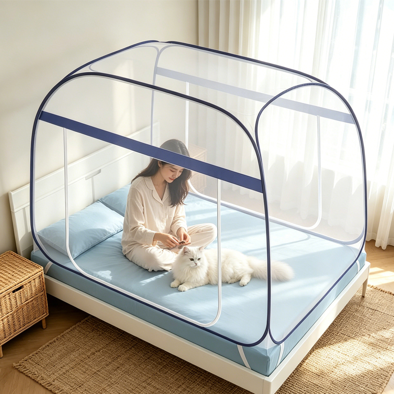 Kids Outdoor Yurt - Namiot moskitiera składany, rozkładany, 180 cm,
