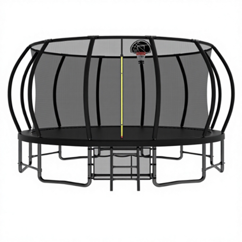 Kids Indoor Outdoor Trampoline - Trampolina duża 2026 dla dzieci, do