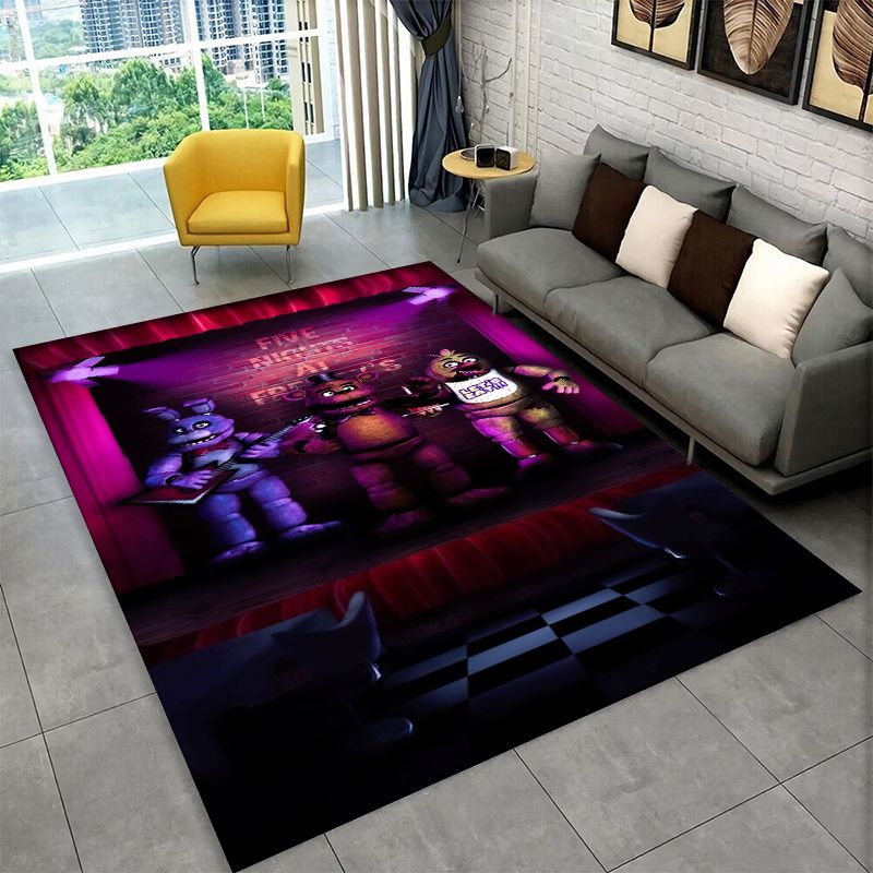 Kids Outdoor Mat - Dywan antypoślizgowy z motywem horroru F-FNAF