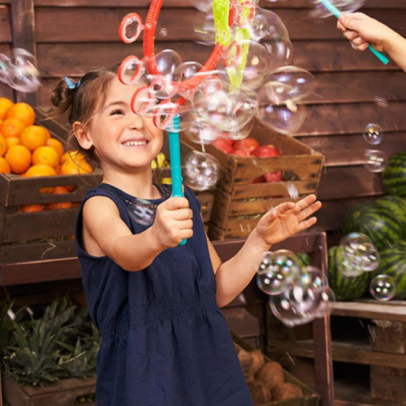 Kids Outdoor Easter Toys - Zewnętrzny pierścień bąbelkowy dla dzieci duża