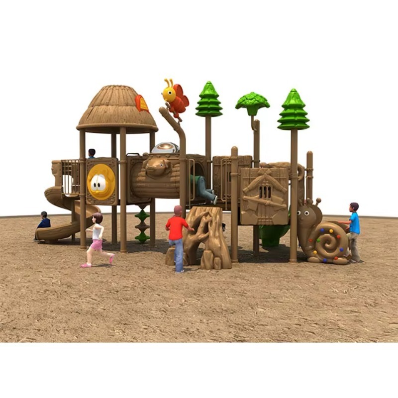 Kids Outdoor Swing - Zjeżdżalnia dla dzieci na zewnątrz z
