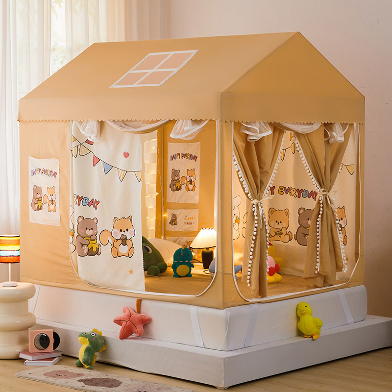 Kids Outdoor Yurt - Kreskówkowa Moskitiera Dziecięca A-Klasy Antybakteryjna Antyroztoczowa