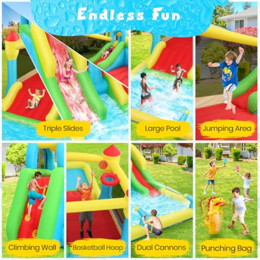 Nadmuchiwany zamek wodny do uż – Kids Outdoor Ball recenzja i cena