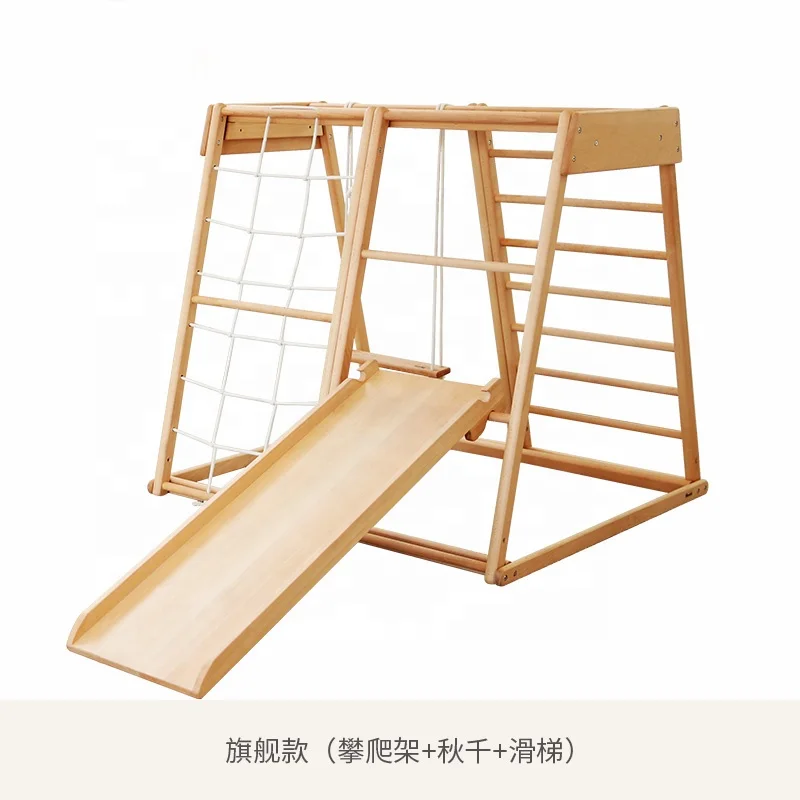 Drewniana drabinka sznurkowa d – Kids Outdoor Wooden Climbing Frame recenzja i cena