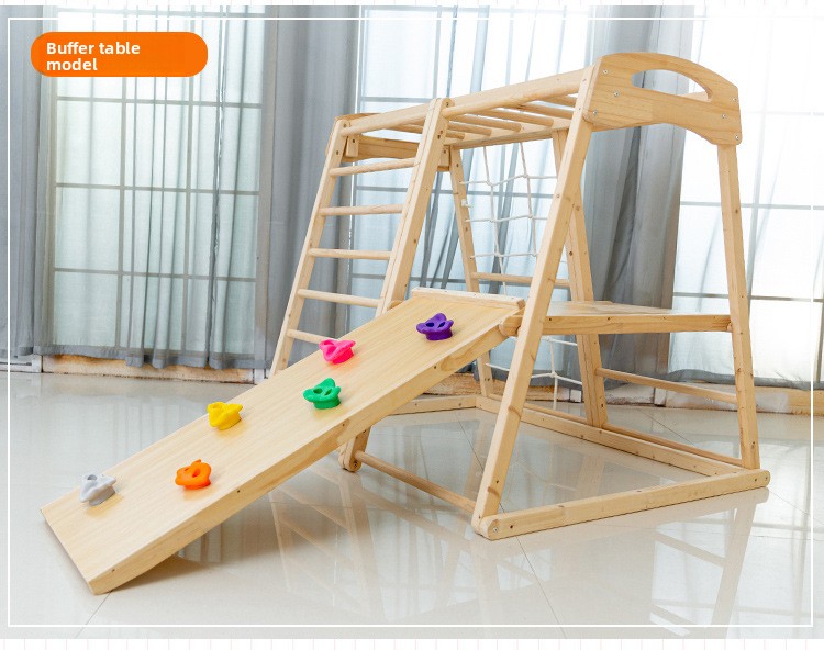 Zestaw do zabawy dla dzieci: d – Kids Outdoor Wooden Climbing Frame recenzja i cena