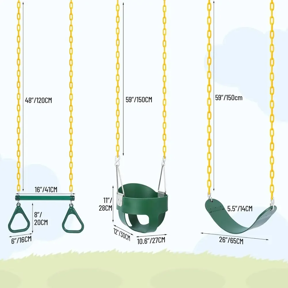 Zestaw huśtawek ogrodowych z k – Kids Outdoor Swing recenzja i cena