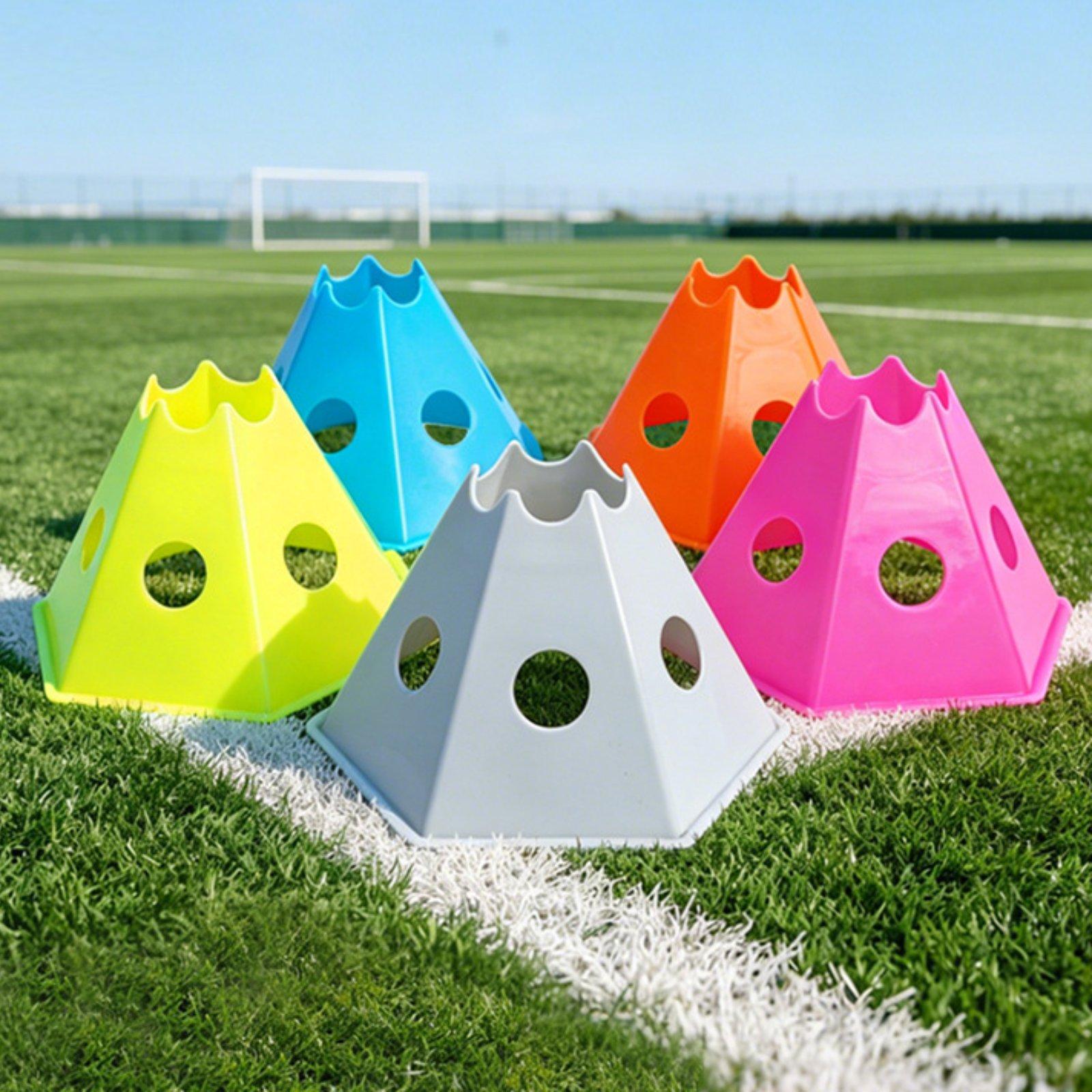 5x Stożki piłkarskie do trenin – Kids Outdoor Obstacle Course Equipment recenzja i cena