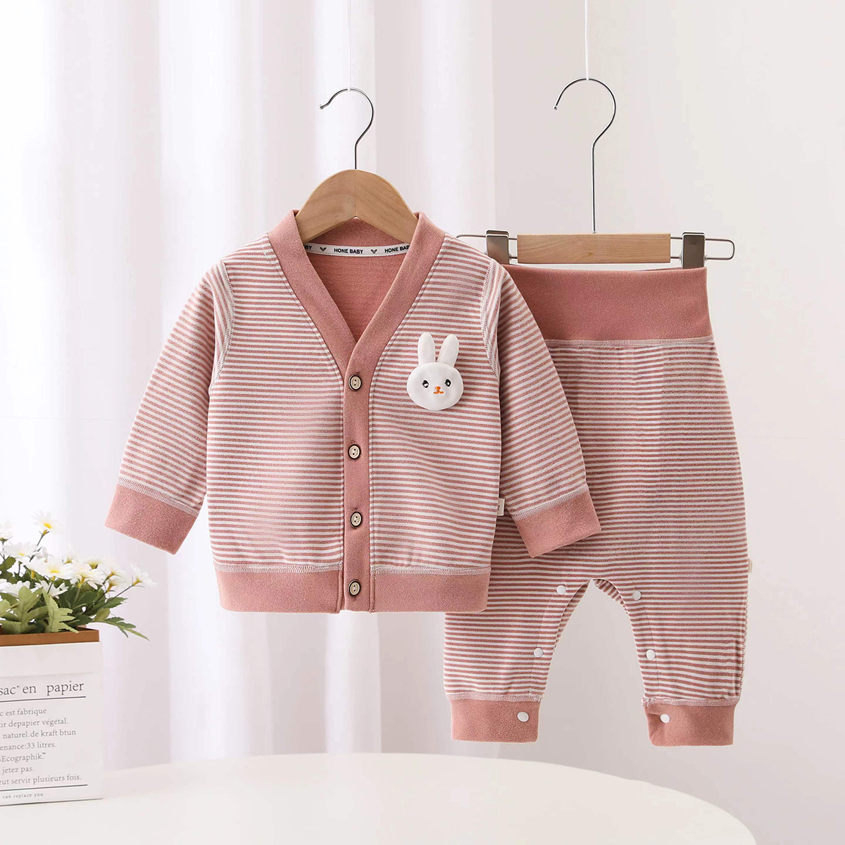 Jesienny Nowy Zestaw w Paski d – Kids Outdoor Clothing recenzja i cena