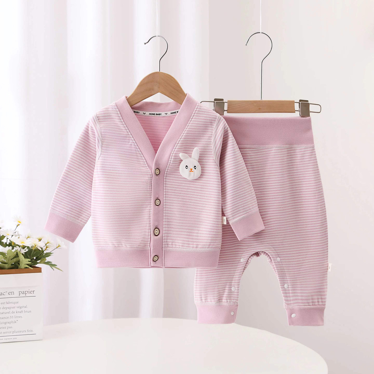 Jesienny Nowy Zestaw w Paski d – Kids Outdoor Clothing recenzja i cena