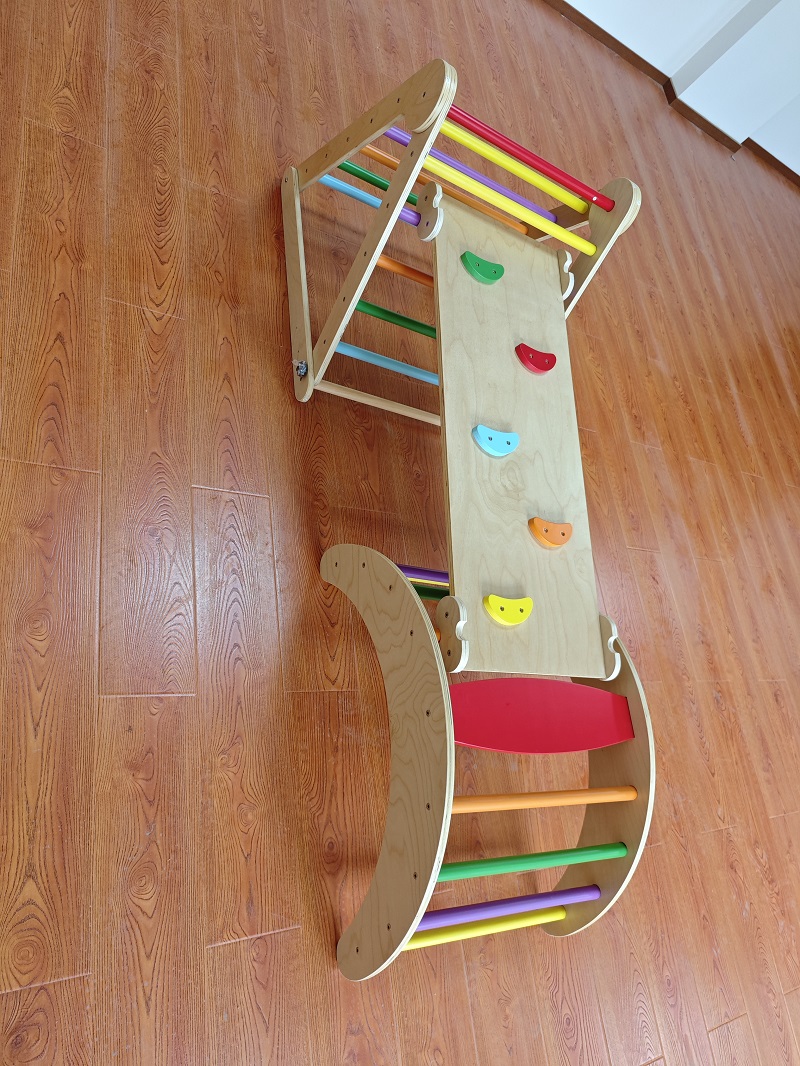 Popularny zestaw do zabawy dla – Kids Outdoor Wooden Climbing Frame recenzja i cena