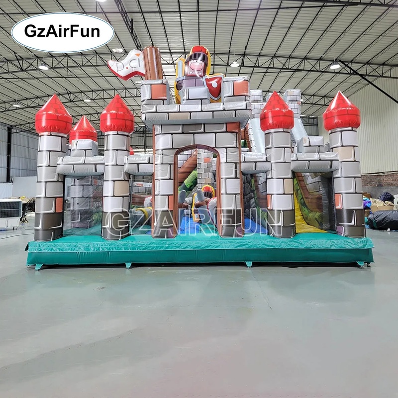 Komercyjny dmuchany zamek ryce – Kids Outdoor Obstacle Course Equipment recenzja i cena