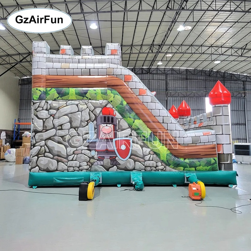 Komercyjny dmuchany zamek ryce – Kids Outdoor Obstacle Course Equipment recenzja i cena