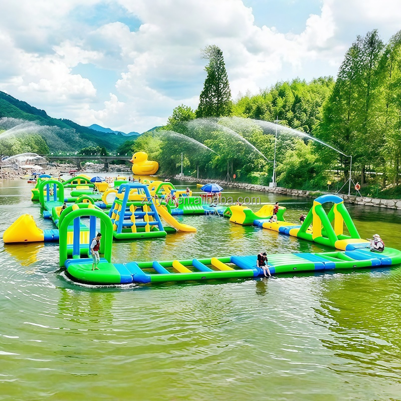 Dostosowany, duży, dmuchany pa – Kids Outdoor Obstacle Course Equipment recenzja i cena