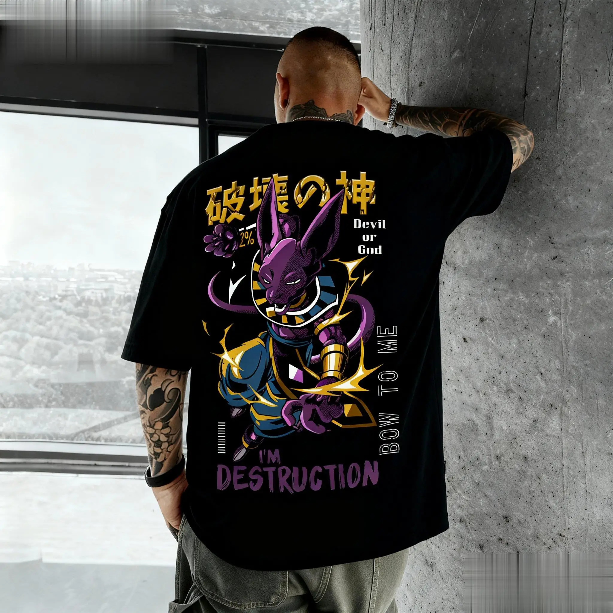 Koszulka Dragon Ball Beerus An – Tee Ball Set recenzja i cena