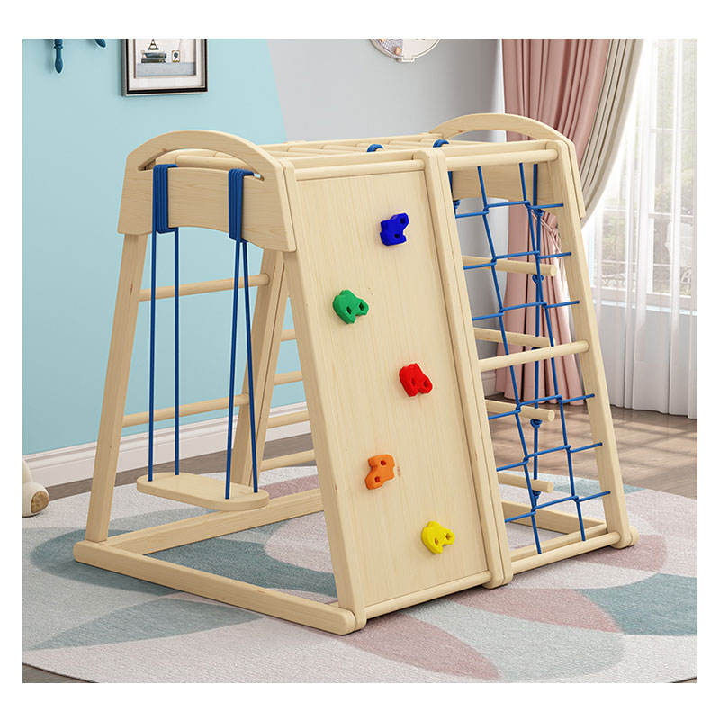 Wewnętrzne i zewnętrzne drewni – Kids Outdoor Wooden Climbing Frame recenzja i cena