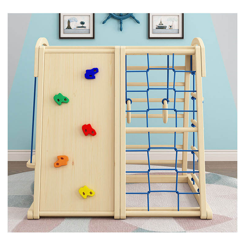 Wewnętrzne i zewnętrzne drewni – Kids Outdoor Wooden Climbing Frame recenzja i cena