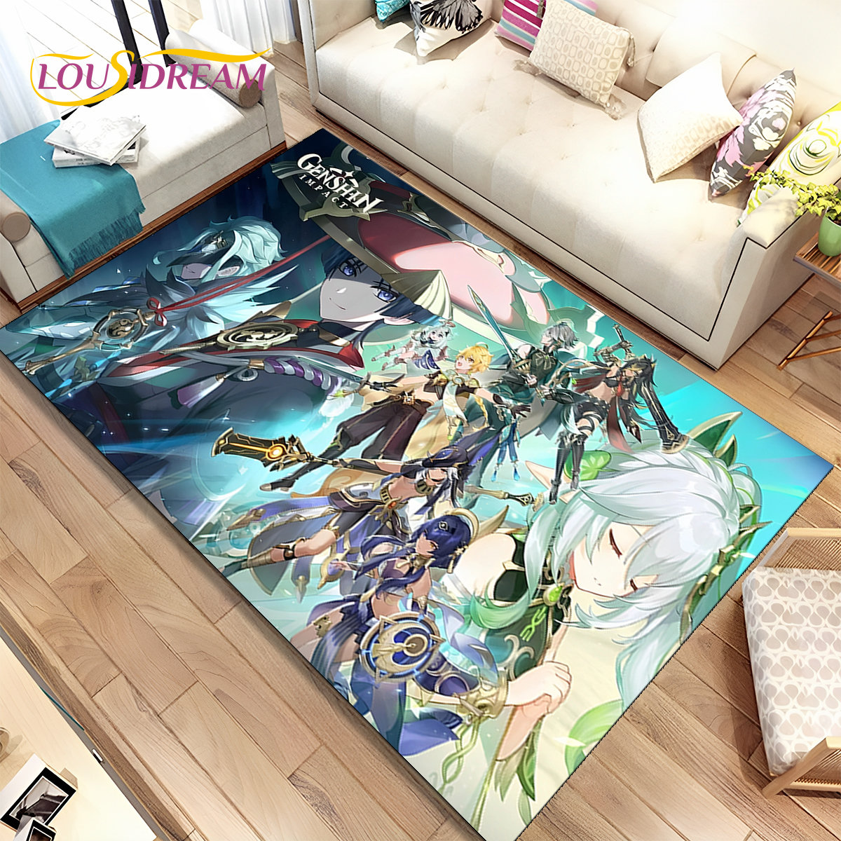 Genshin Impact Cartoon Game Ar – Kids Outdoor Mat recenzja i cena