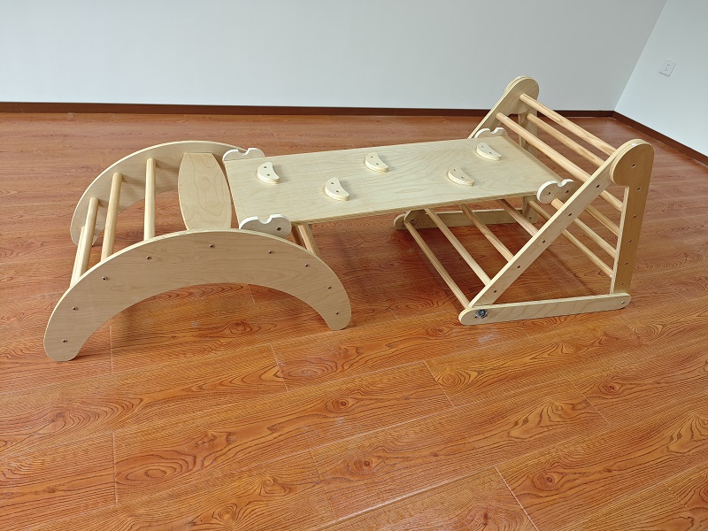 Popularny zestaw do zabawy dla – Kids Outdoor Wooden Climbing Frame recenzja i cena