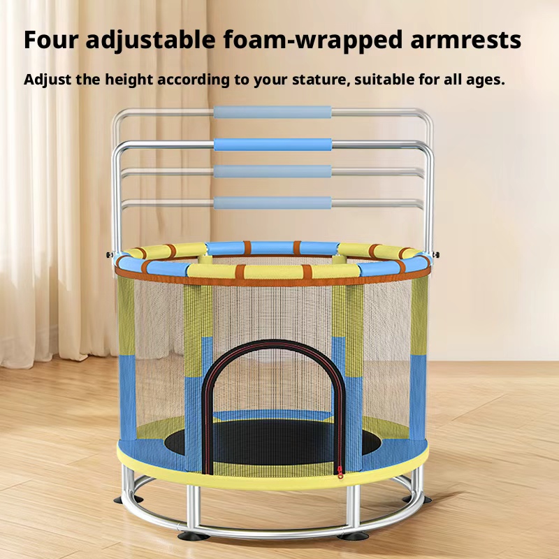Trampolina z siatką ochronną,  – Kids Indoor Outdoor Trampoline recenzja i cena