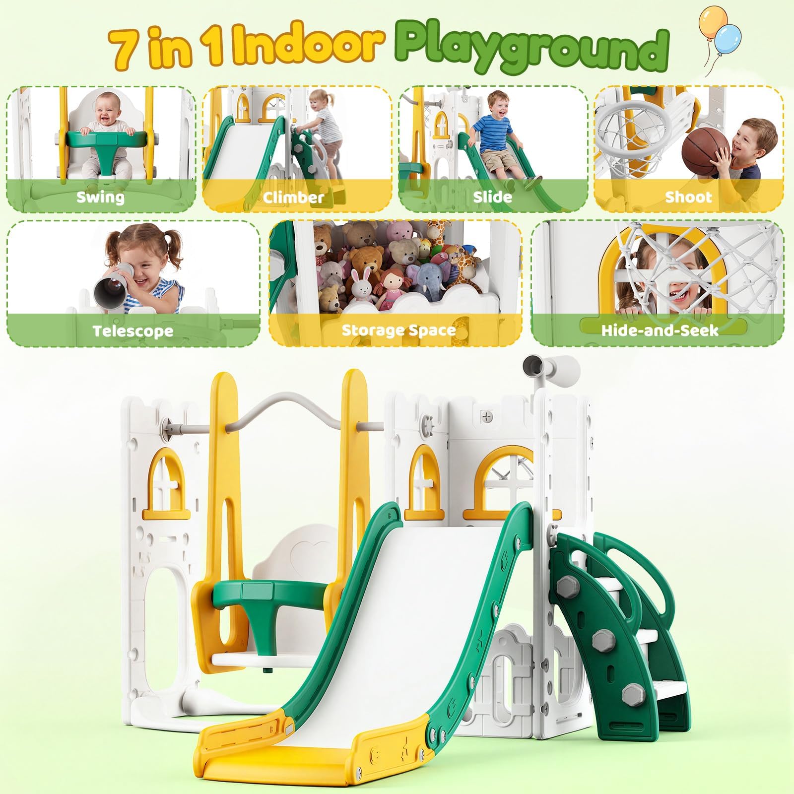Zestaw 7 w 1 dla małych dzieci – Kids Outdoor Swing recenzja i cena