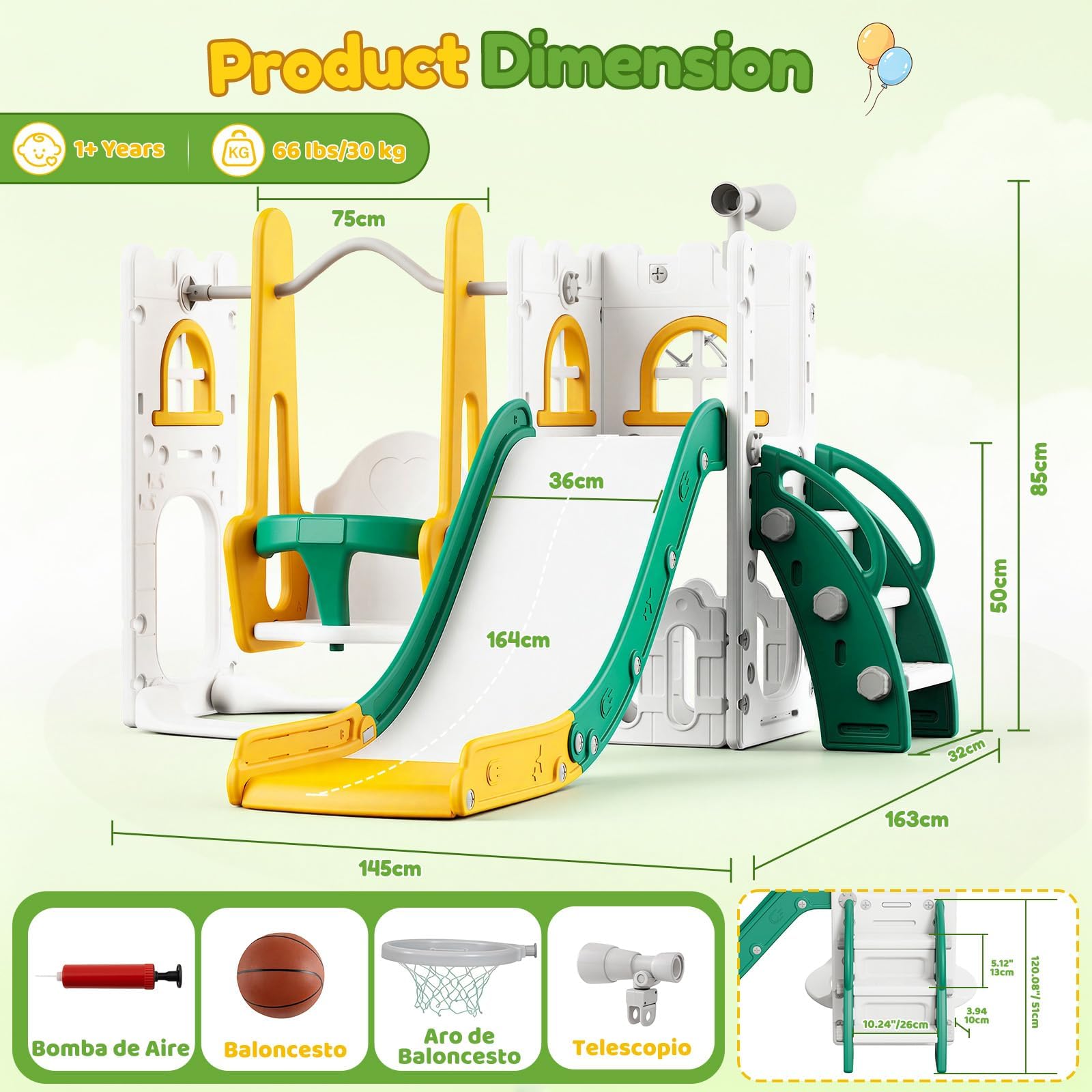 Zestaw 7 w 1 dla małych dzieci – Kids Outdoor Swing recenzja i cena