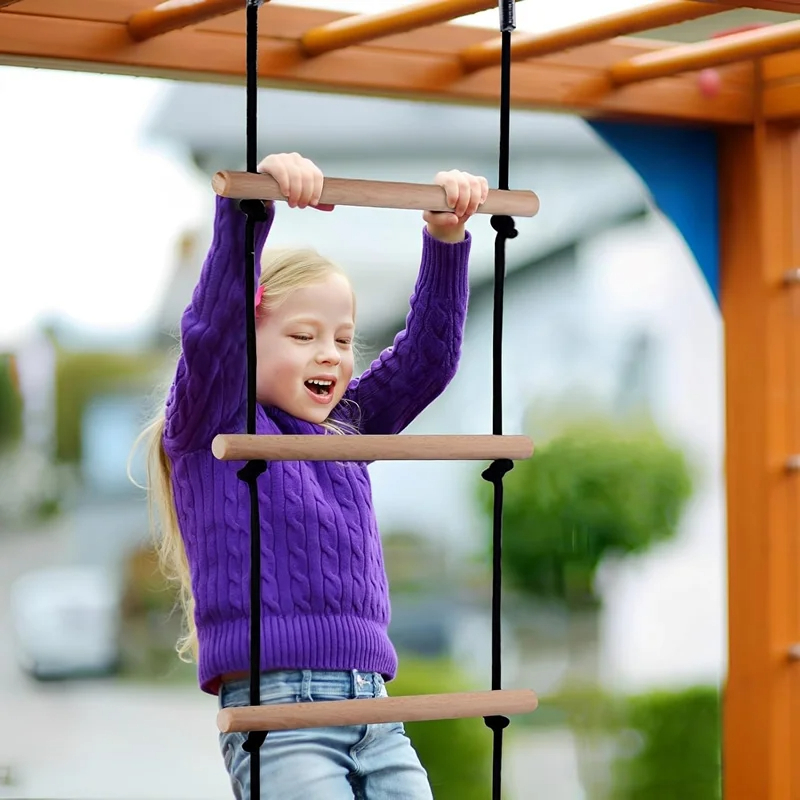 Drewniana drabinka sznurkowa h – Kids Outdoor Swing recenzja i cena