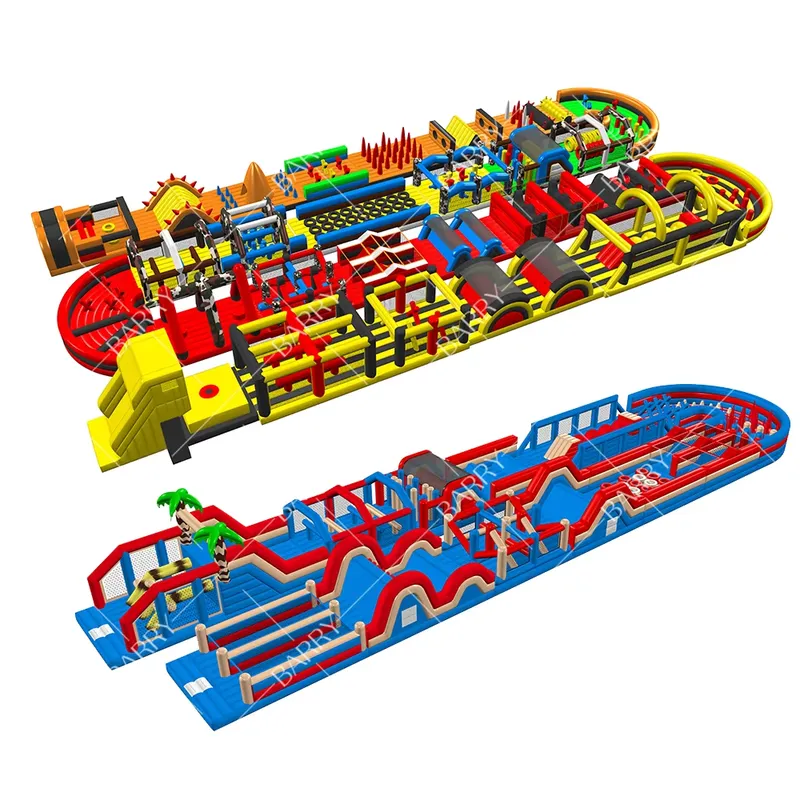 Zewnętrzna i wewnętrzna dmucha – Kids Outdoor Obstacle Course Equipment recenzja i cena