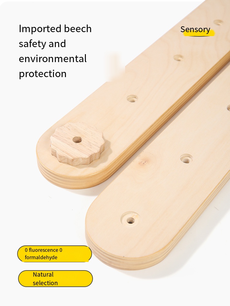 Drewniany trójkąt do wspinaczk – Kids Outdoor Wooden Climbing Frame recenzja i cena