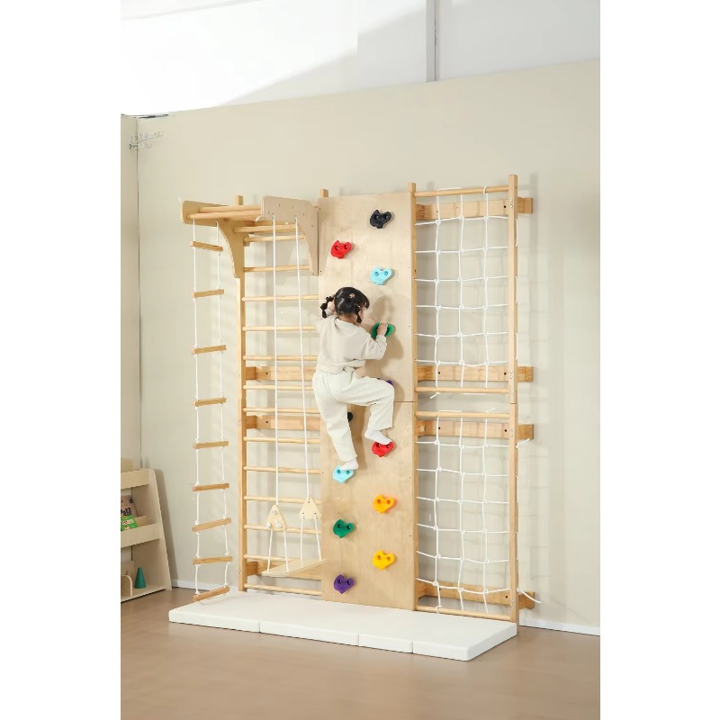 Drabinka Szwedzka Drewniana do – Kids Outdoor Wooden Climbing Frame recenzja i cena