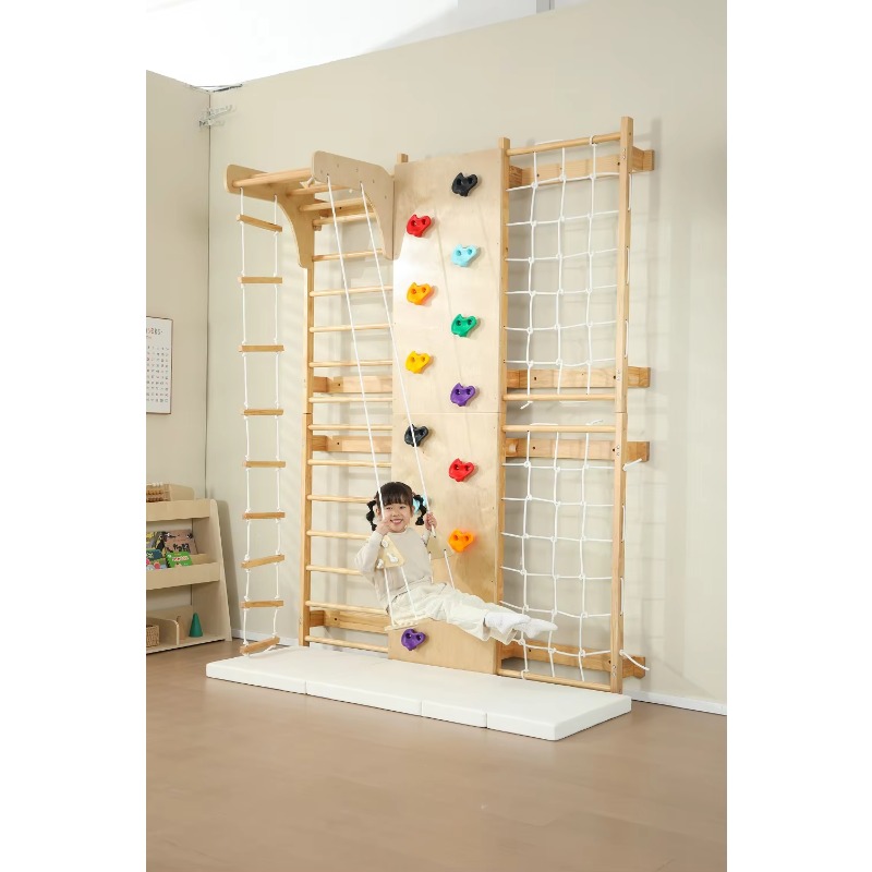 Drabinka Szwedzka Drewniana do – Kids Outdoor Wooden Climbing Frame recenzja i cena