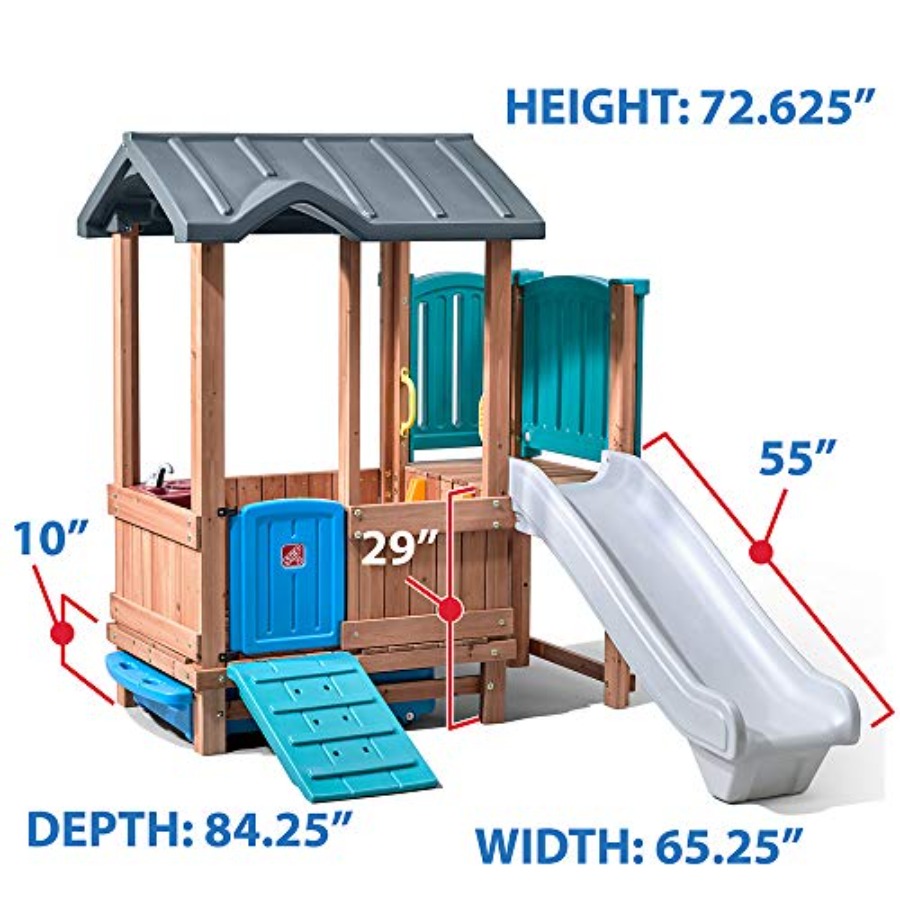 Drewniany domek do zabawy i zj – Kids Outdoor Swing recenzja i cena