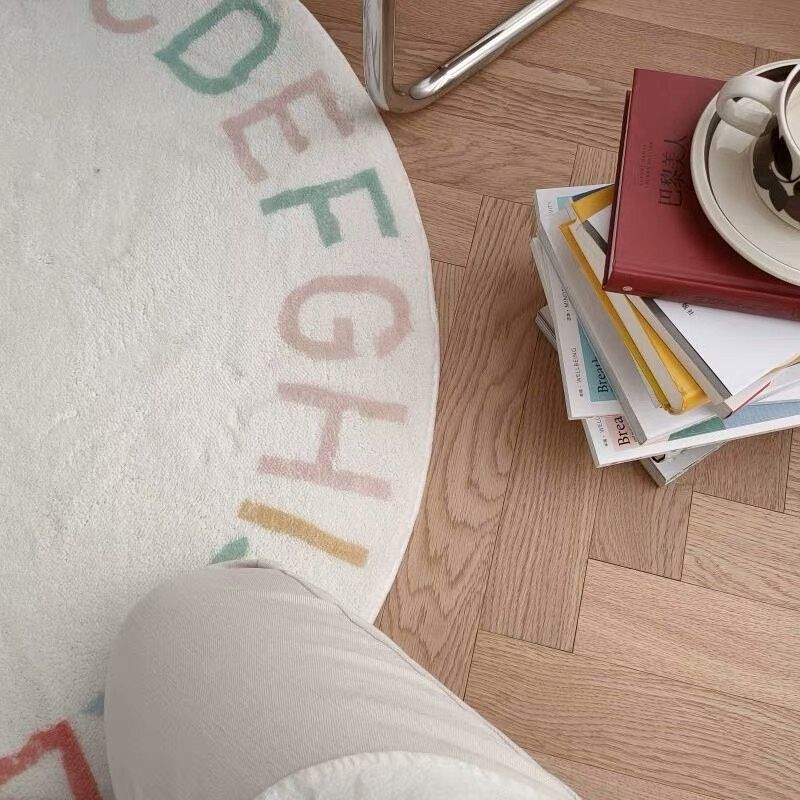 Okrągły puszysty dywan do salo – Kids Outdoor Mat recenzja i cena