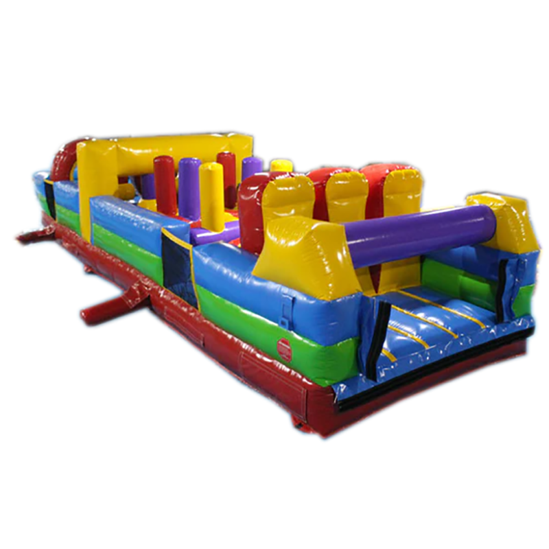 Kryty nadmuchiwany tor przeszk – Kids Outdoor Obstacle Course Equipment recenzja i cena
