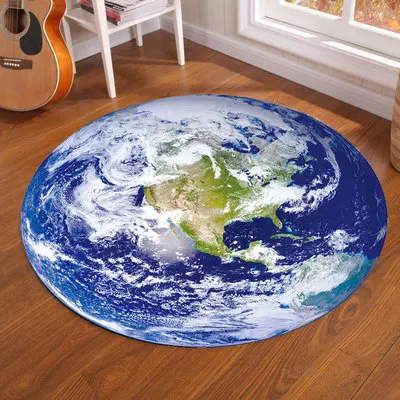 Galaxy Earth Moon Okrągły dywa – Kids Outdoor Mat recenzja i cena