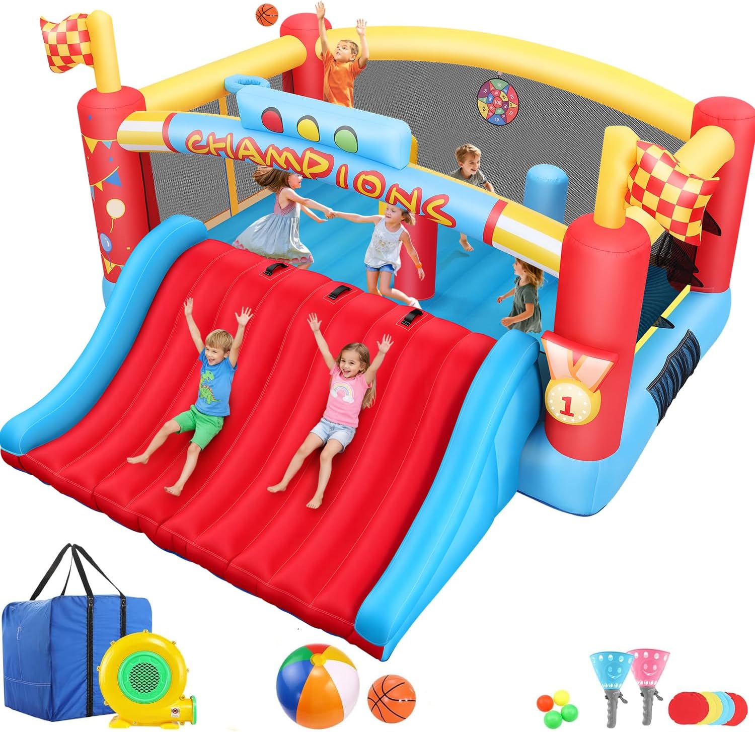 Duży dmuchany zamek do skakani – Kids Outdoor Games recenzja i cena