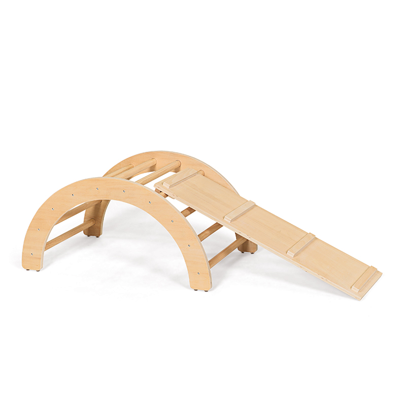 Drewniana drabinka i rampa dla – Kids Outdoor Wooden Climbing Frame recenzja i cena